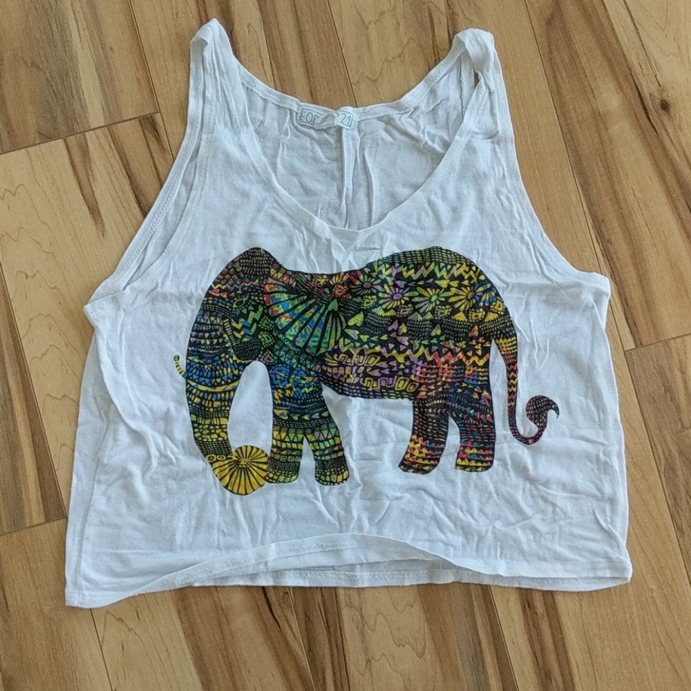 Elephant Crop Top